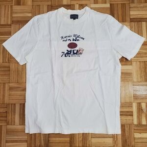 Harris Wilson White Graphic Crewneck T-shirt  XL